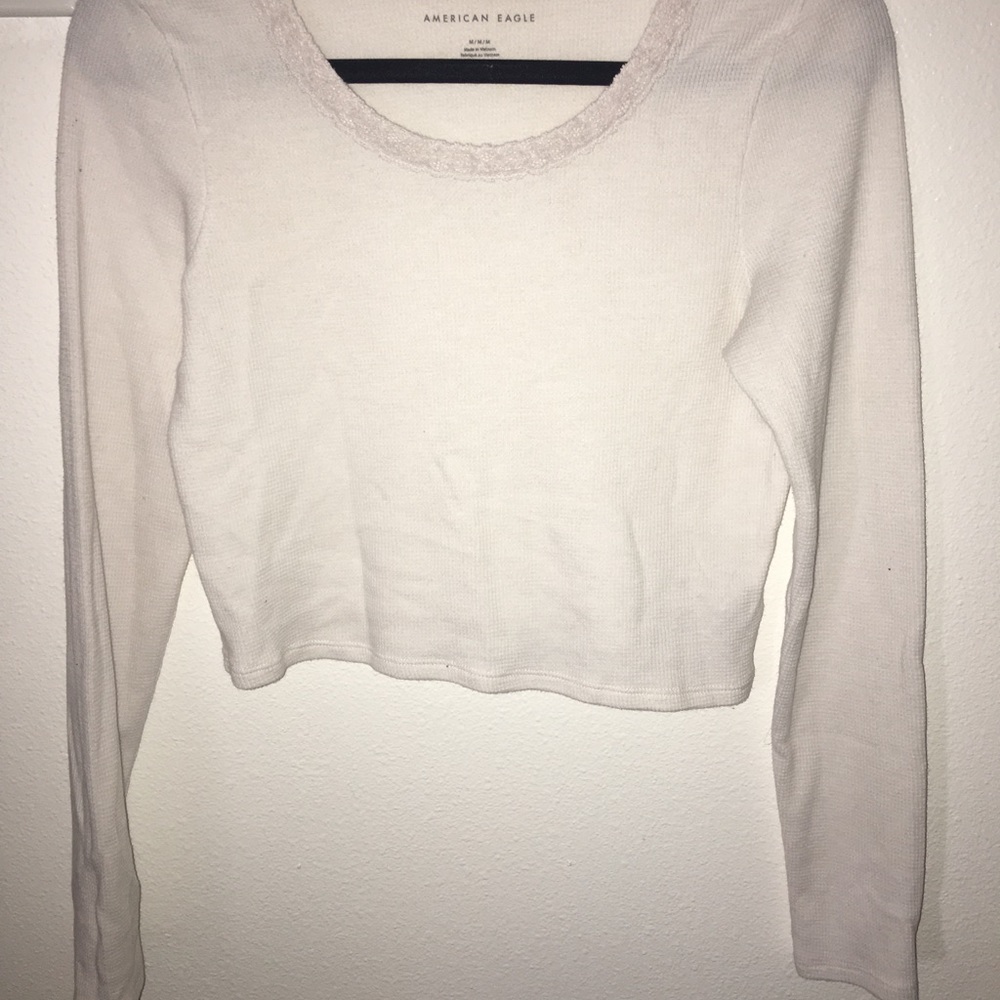 American eagle cropped long sleeve